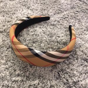 Burberry Plaid Headband
